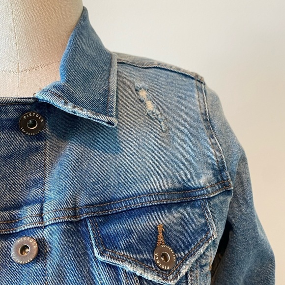 Pistola Zip-Hem Denim Jacket - Picture 3 of 8